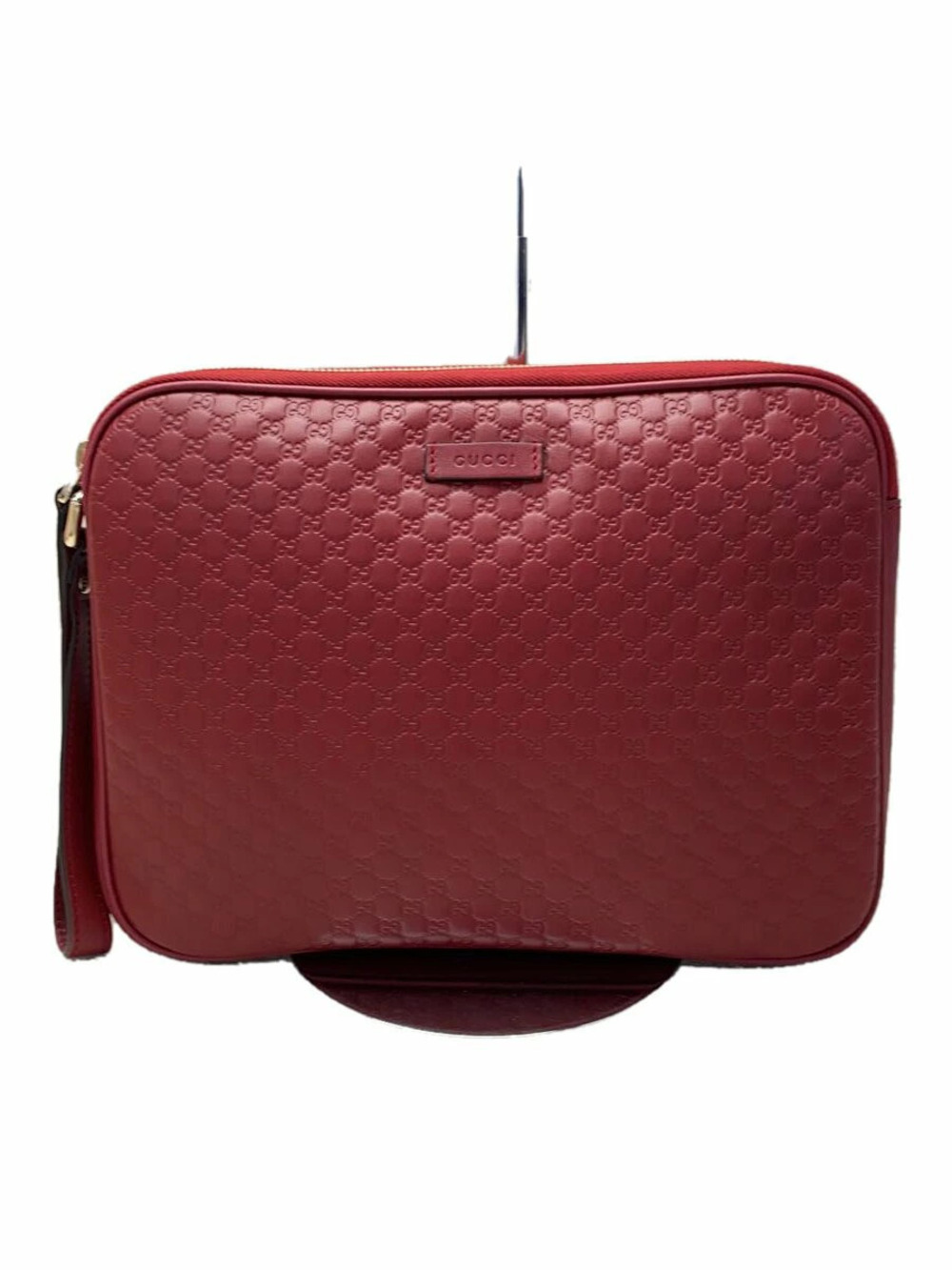Gucci Clutch Bag Leather RED